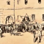 אזכרה ביום הרצל | לאו האס, 26.11.1943, צבעי מים על נייר